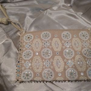 L. Martino Angel clutch purse